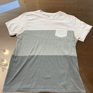 Gray stripe Tee
